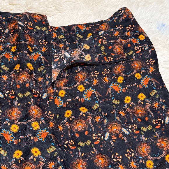 NWT ISABEL MARANT Prielle Black Floral Print Midi Skirt - Size 2 - Picture 4 of 7